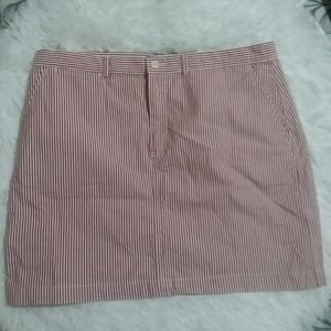 Ralph Lauren Candy Stripe Mini Skirt